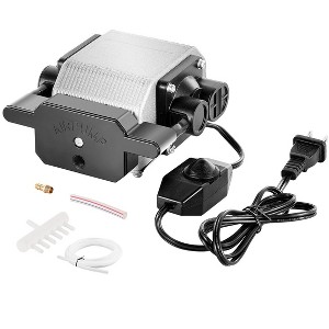 VEVOR Air Assist, Adjustable 30 L/min Airflow, Air Assist Pump Kit for Laser Cutter and Engraver, Clear Smoke and Dust,Shield Laser Lens,Silver&Black - 1 of 4