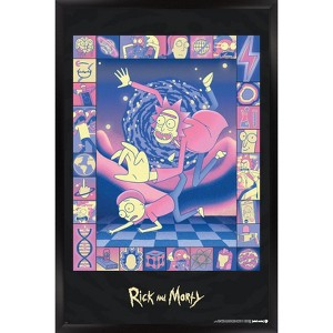 Trends International Rick And Morty: Season 8 - Portal Framed Wall Poster Prints - 1 of 4
