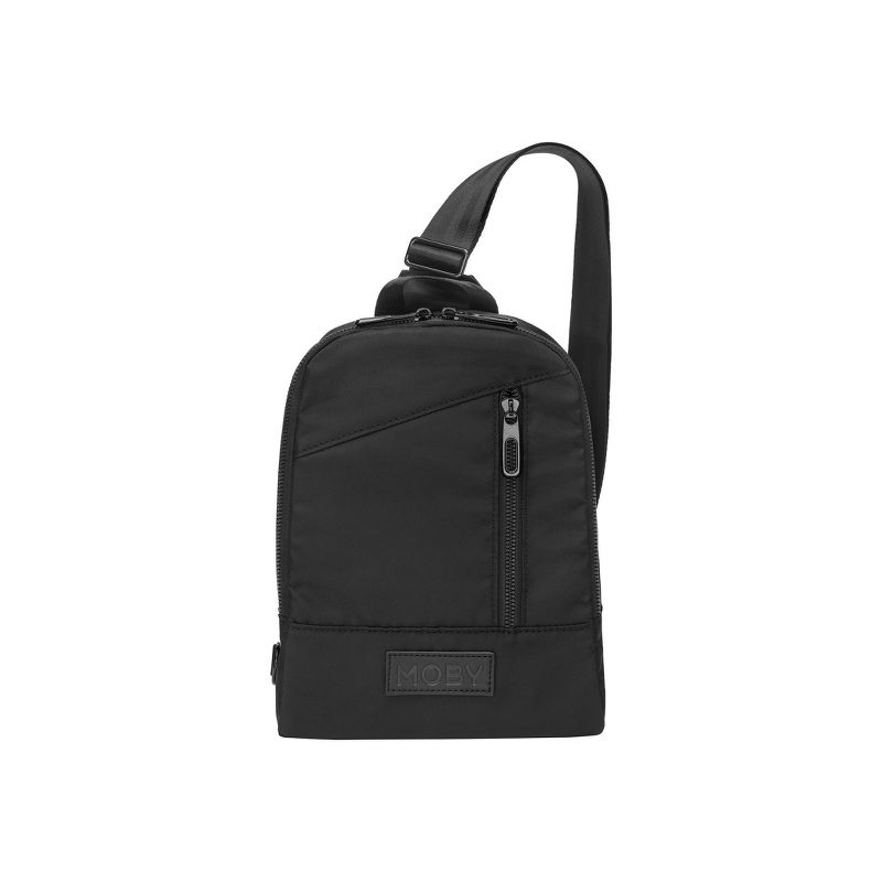 Moby Transit Cross-Body Diaper Bag - Black, 1 of 13