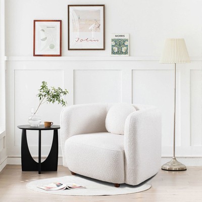 NicBex Modern Accent Chair with Backrest Upholstered Cloud Sofa Chair Comfy Chair Lounge Chair for Living Room, Bedroom