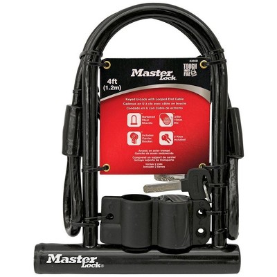 Master Lock 7.25&#34; U Lock with Looped End Cable