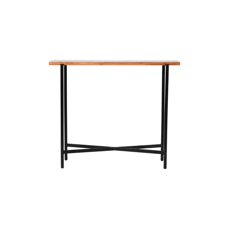 36&#34; Rivers Edge Acacia Wood and Acrylic Narrow Console/Entryway Table Brown - Alaterre Furniture, 3 of 10