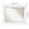 Amanti Art Luxe Beveled Framed Bathroom Vanity Wall Mirror - 3 of 4