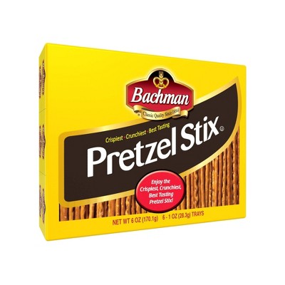 Bachman Pretzel Stix Snack Trays - 6ct / 1oz
