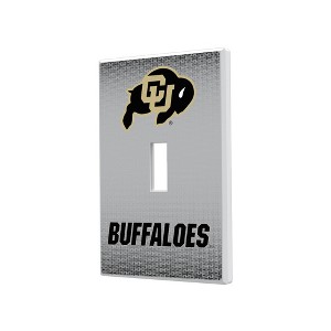 NCAA Big 12 Universities Linen Hidden-Screw Light Switch Plate for Single Toggle - 1 of 4