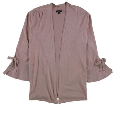 Alfani Womens Tie-Sleeve Cardigan Sweater