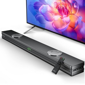 VEATOOL S50L 100W 2.2ch Sound Bars for TV, Soundbar with Subwoofer, Wired & Wireless Bluetooth 5.0 3D Surround Speakers, Optical/HDMI/AUX/COAX/USB - 1 of 4