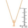 Slickblue Stylish Custom Initial Necklace for Women, 18" Link Chain+2" Ext., Rose Gold/Gold/Silver Options, b-z Options - 2 of 3