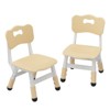 2-Pack Adjustable Kids Chairs - Plastic Toddler Seats with Hammock Style for Boys & Girls - 2 of 4