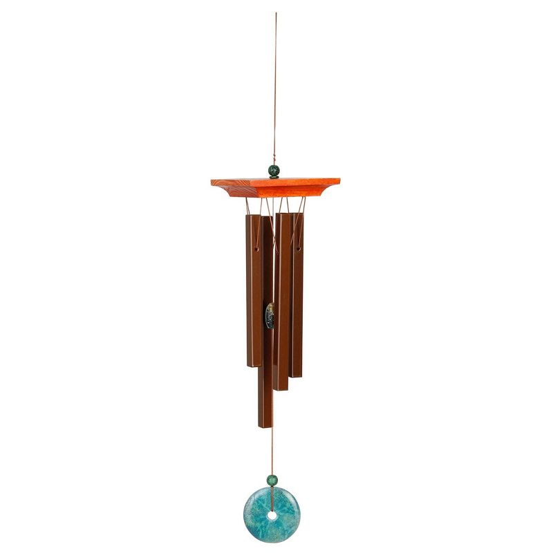 Woodstock Wind Chimes Signature Collection, Woodstock Turquoise Chime, Bronze Wind Chime, 1 of 11
