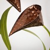 32"H Sullivans Cala Lily Water Fountain, Copper - 2 of 4