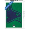 Trends International NHL Vancouver Canucks - Logo 25 Framed Wall Poster Prints - 3 of 4