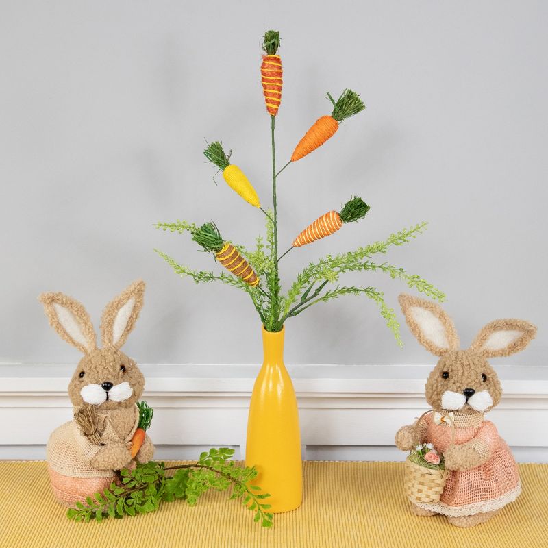 Northlight Striped Carrots Artificial Easter Spray - 23.75", 2 of 8