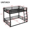 Lycvki Black Metal Bunk Bed for Teens and Adults, No Box Spring Needed - 3 of 4