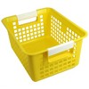 Romanoff Tattle® Book Basket, Yellow, Pack of 3 - 3 of 3