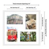 PosterPalooza | White Finish Collage Frame - White Mat, 20 Frame Sizes to Choose From, UV Acrylic - 2 of 4