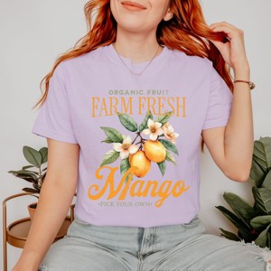 Simply Sage Market Farm Fresh Mango Garment Dyed Tee - 1 of 4