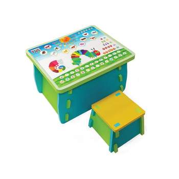 Creative Baby's Interactive Learning Table and Chair, Sing Along Games, and Music Notes - Eric Carle's The Very Hungry Caterpillar