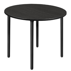 Kee Round Breakroom Table with Folding Legs - Regency - 1 of 4