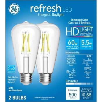 Ge 4pk 5.5w 40w Equivalent Refresh Led Hd Light Bulbs Daylight