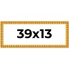 PosterPalooza | 39x13 Bamboo Picture Frame, UV Acrylic, 4 Finishes - Brown, Black, Gold, and Natural - 2 of 4