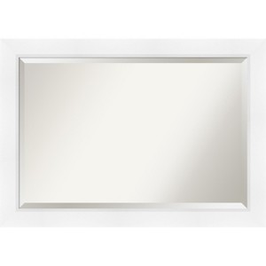 Amanti Art Sloped Beveled Framed Bathroom Vanity Wall Mirror - 1 of 4