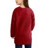 Girls Long Sleeve Cardigan Sweaters Open Front Cable Knit Chunky Cardigans Kids Oversized Cute Outerwear Coat - 2 of 3