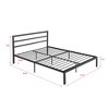 ALEXOUN Metal Platform Bed Frame with Headboard and Slat Support & Large Under Bed Space,No Box Spring Needed,Easy Assembly - 3 of 4