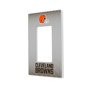 NFL AFC Teams Linen Hidden-Screw Light Switch Plate for Single Rocker - 1 of 4