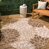 JONATHAN Y Zinnia Modern Floral Textured Weave Indoor/Outdoor Area Rug - 4 of 4