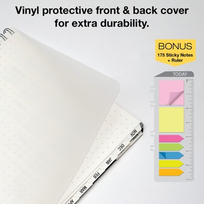 Global Printed Products Essential Monthly & Weekly Planner 8.5" x 11" CY 2025 (Frosted)