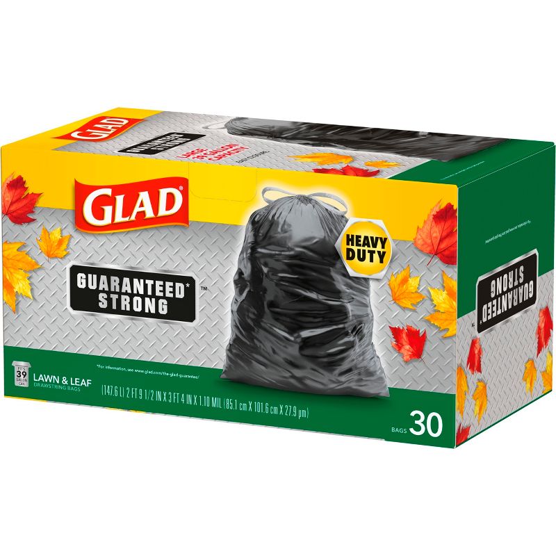 Glad Lawn &#38; Leaf Trash Bags - 39 Gallon/30ct, 4 of 9