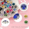 Unique Bargains DIY Craft Clothing Shoe Hat Bag Button Decor Claw Gem Rhinestones 32 Pcs - 3 of 4