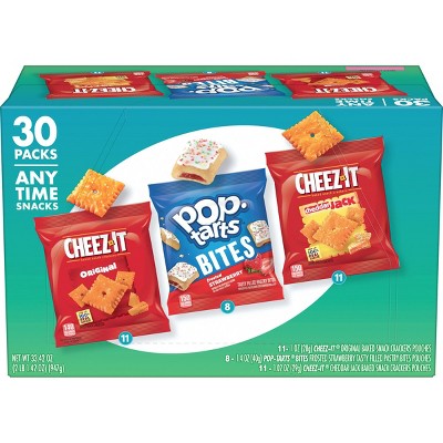 Kellogg's Cheez-It + PopTarts Snacks Variety Pack - 33.42oz