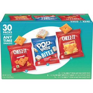 Kellogg's Cheez-It + PopTarts Snacks Variety Pack - 33.42oz - 1 of 4