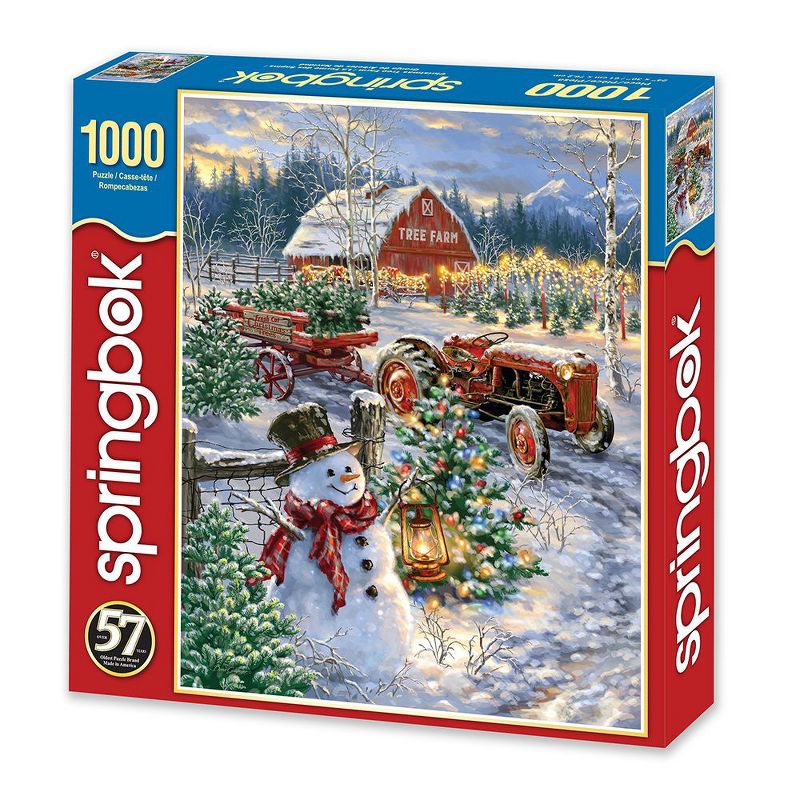 Springbok Christmas Tree Farm 1000 Piece Jigsaw Puzzle, 2 of 4