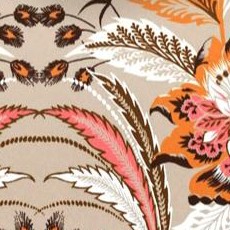 new khaki floral print