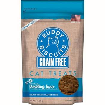 Cloud Star Grain Free Buddy Biscuits For Cats, Tempting Tuna - 3 Ounce