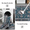 Area Rug, Rugs for Living Room,Washable Vintage Rug, Non-Slip Low Pile Throw Soft Rugs with Rubber Backing, Washable Rugs - 2 of 4