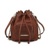 MKF Collection Azalea Women's vegan leather Bucket shoulder Bag by Mia K - Brown - 2 of 4