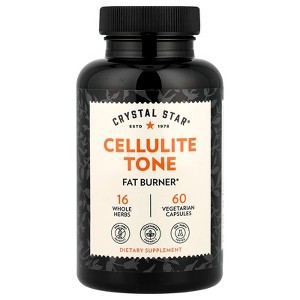 Crystal Star Cellulite Tone (60 Capsules) - Herbal Supplement That Helps Release Cellulite & boosts Fat to Energy - Fenugreek, Lecithin & Turmeric - - 1 of 3