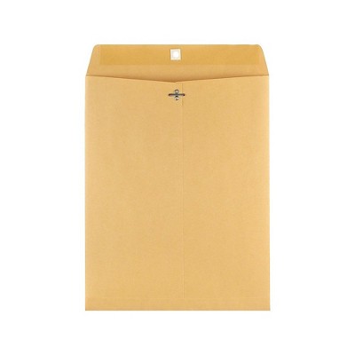 MyOfficeInnovations Clasp Kraft Envelopes 11-1/2" x 14-1/2" Brown 100/BX (535039/17082)