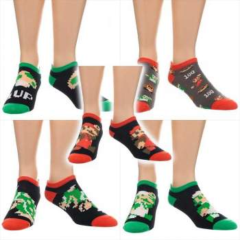 Bioworld Kirby Action 3 Pack Womens Juniors Ankle Socks