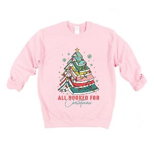 Simply Sage Market Women's Graphic Sweatshirt All Booked For Christmas - 1 of 4