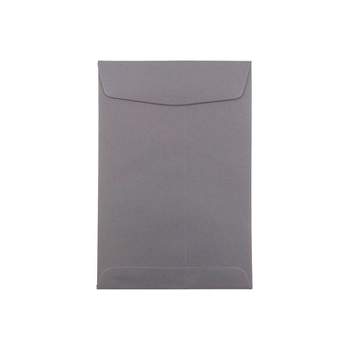 JAM Paper 6 x 9 Open End Catalog Envelopes Dark Grey 100/Pack (51285796) 
