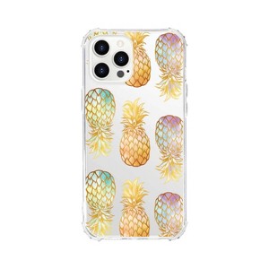 OTM Essentials Apple iPhone 13 Pro Tough Edge Food Clear Case - Golden Pineapple: Fruit Pattern TPU Design - 1 of 2