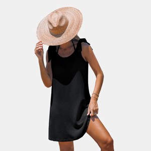Women's Sunlit Charm White Cover-Up Mini Dress - Cupshe - 1 of 4
