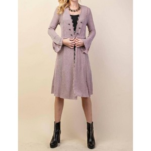 Women's Studded Lace Cardigan - VOCAL APPAREL - 1 of 3