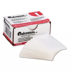 Universal Clear Laminating Pouches 5 mil 2 1/4 X 3 3/4 Business Card Size 100/Box 84642