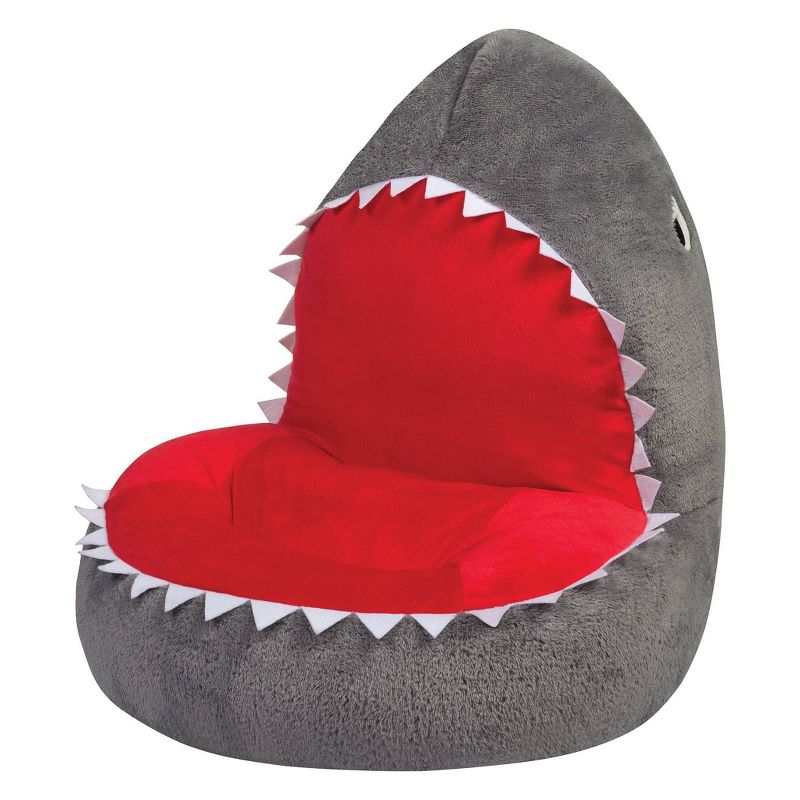 Shark Plush Character Kids&#39; Chair - Trend Lab, 3 of 6